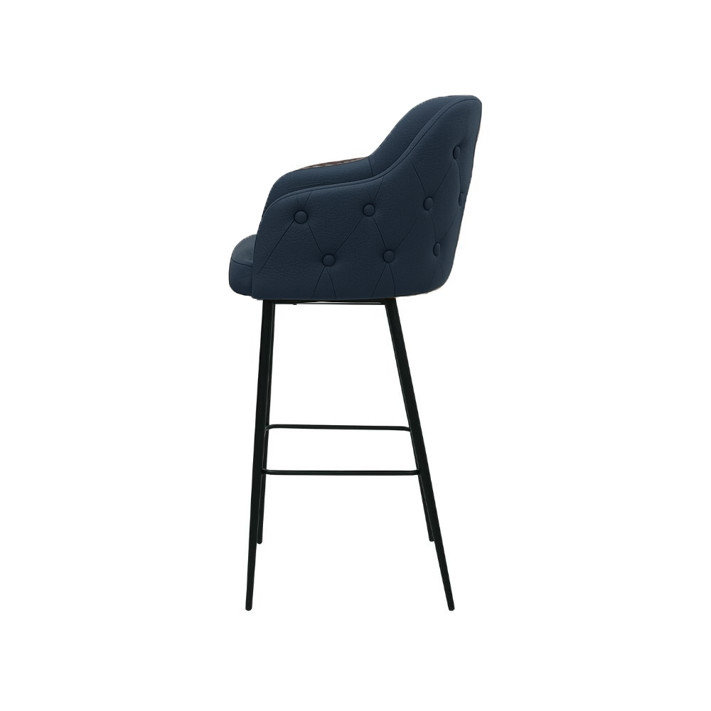 Scaun bar piele VERDE | model TEONA
