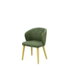 Scaun verde din material sau piele ✔ model BRUNO