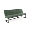 Bancheta catifea  FLEET OHIO culoare VERDE DESCHIS
