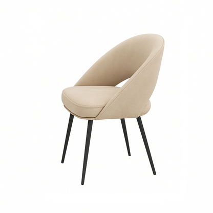 Scaun catifea VERDE | model LAVA