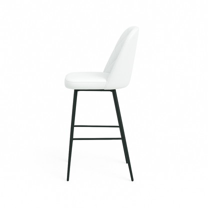 Scaun bar piele naturala VERDE | model FOX