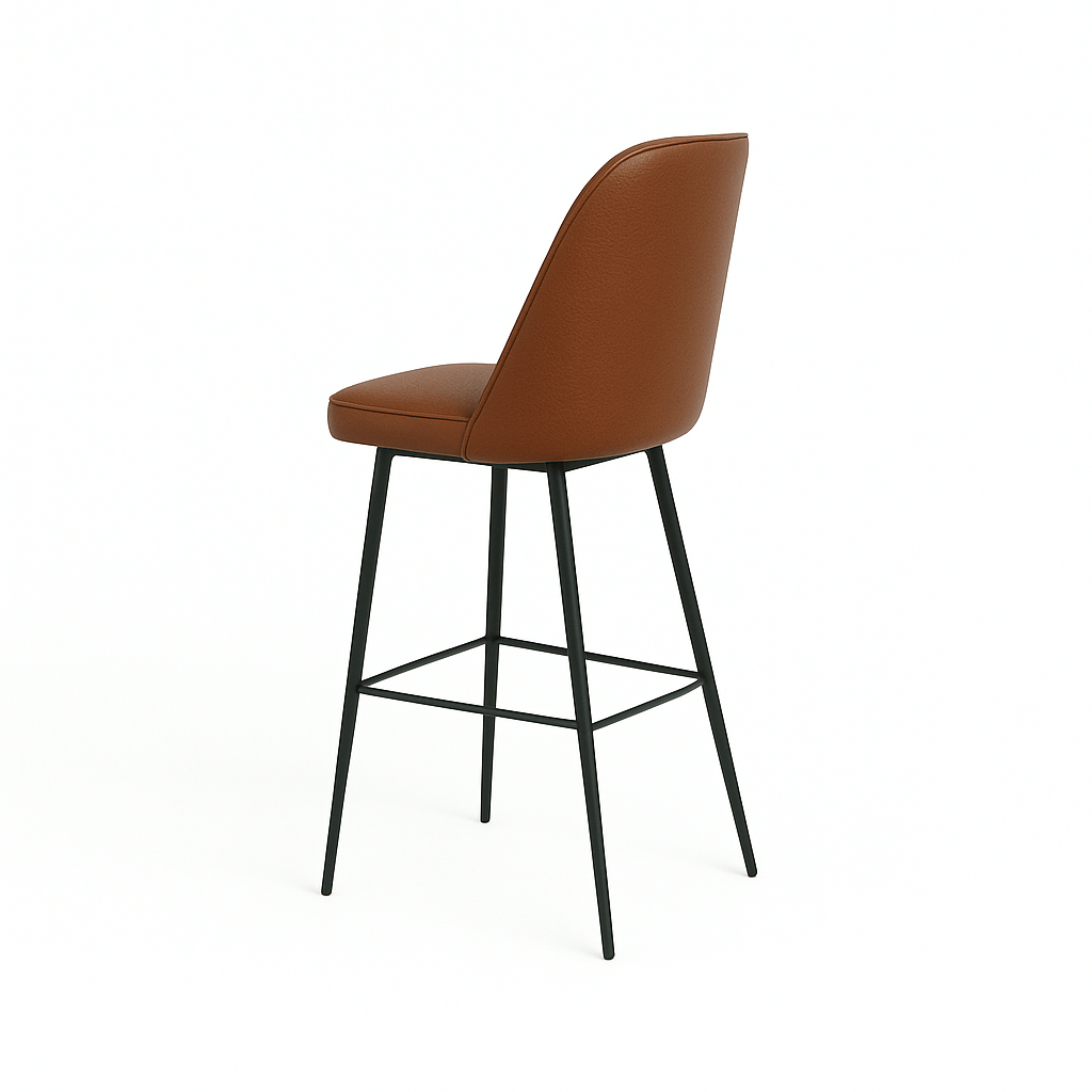 Scaun bar piele naturala ALBA | model FOX