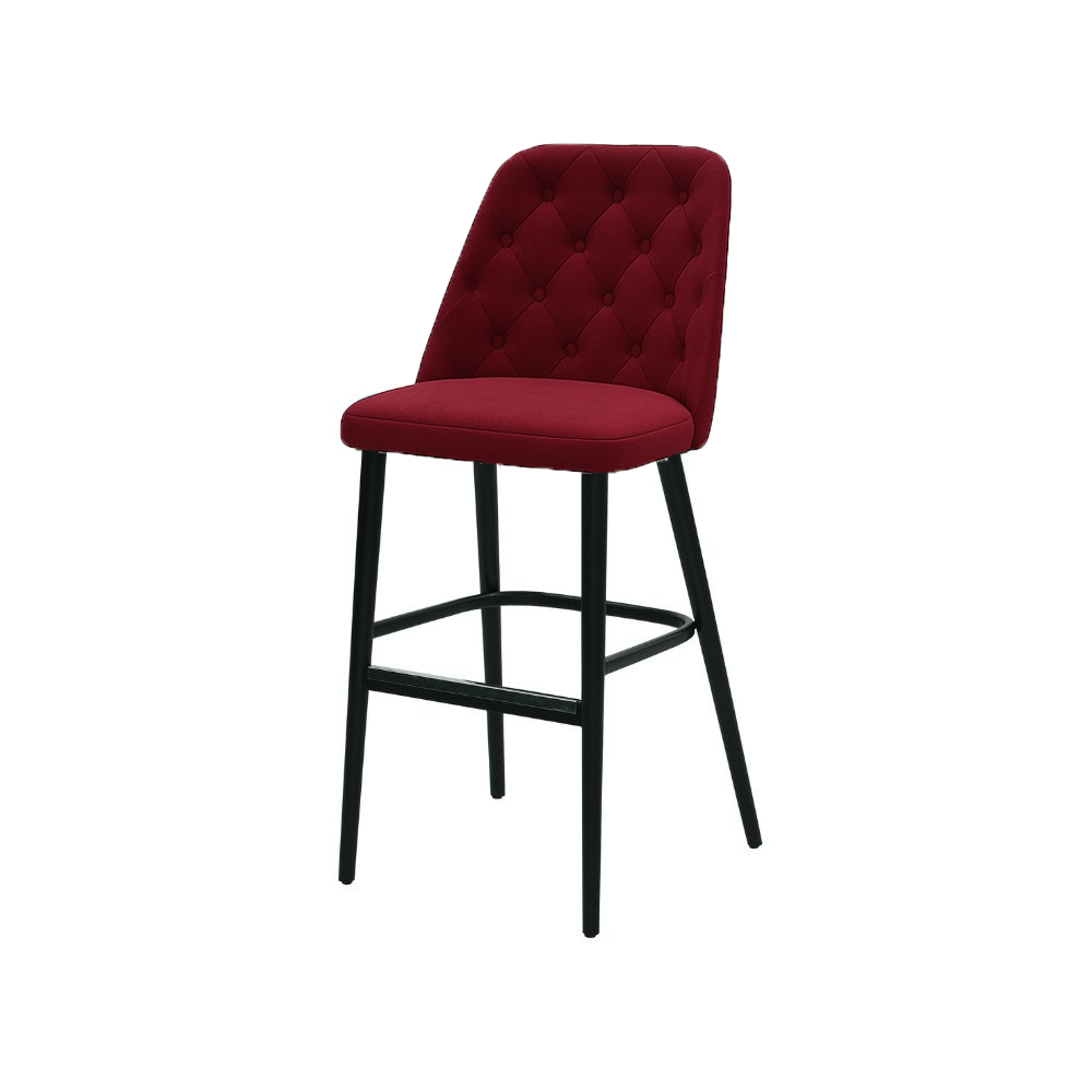 Scaun bar catifea ROZ | model SCOT