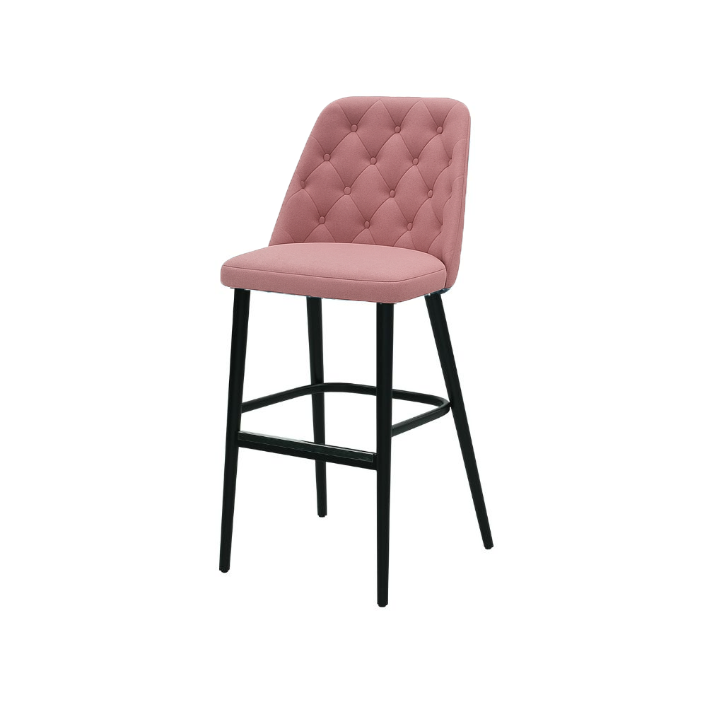 Scaun bar catifea ALBASTRA | model SCOT