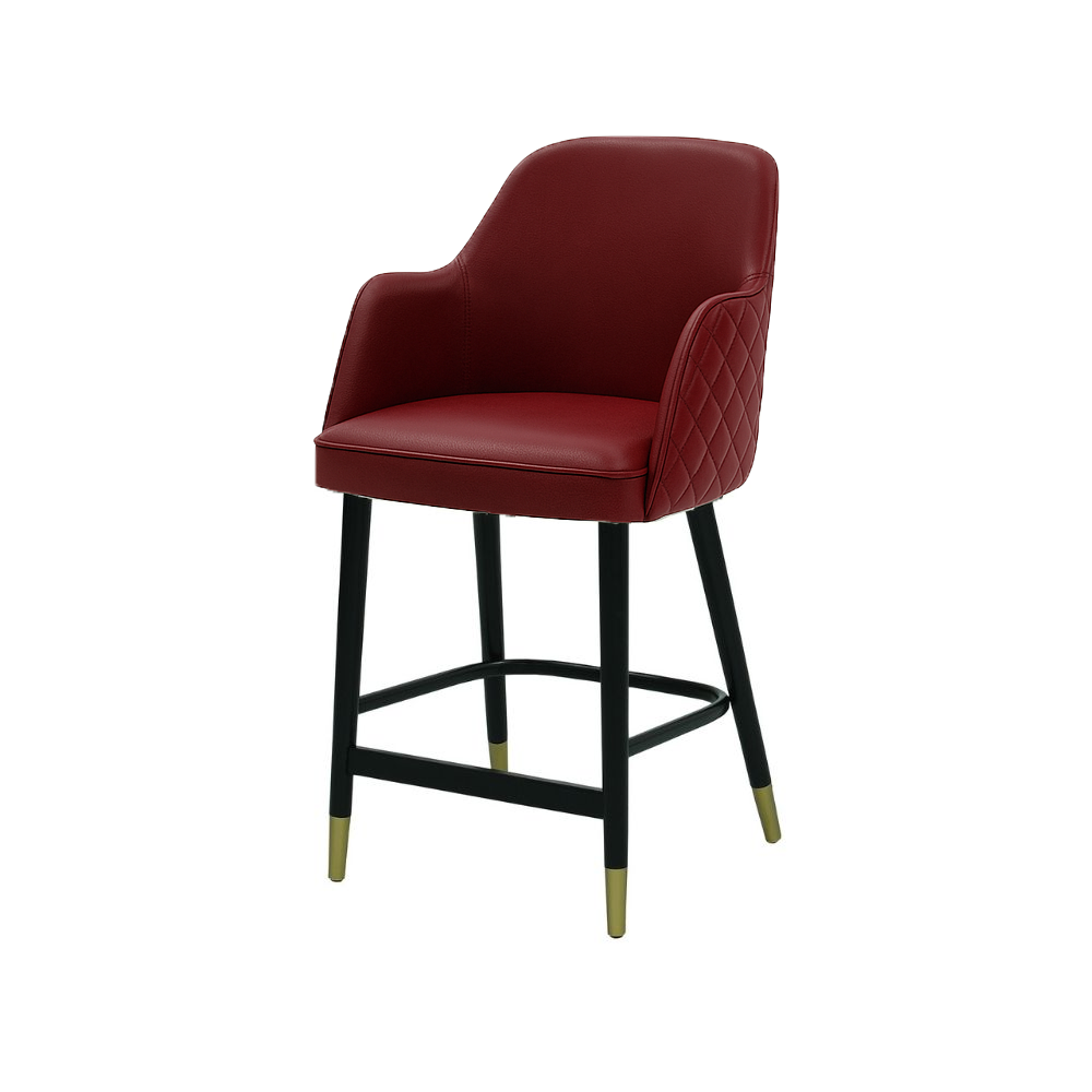 Scaun bar piele VERDE | model PINO X