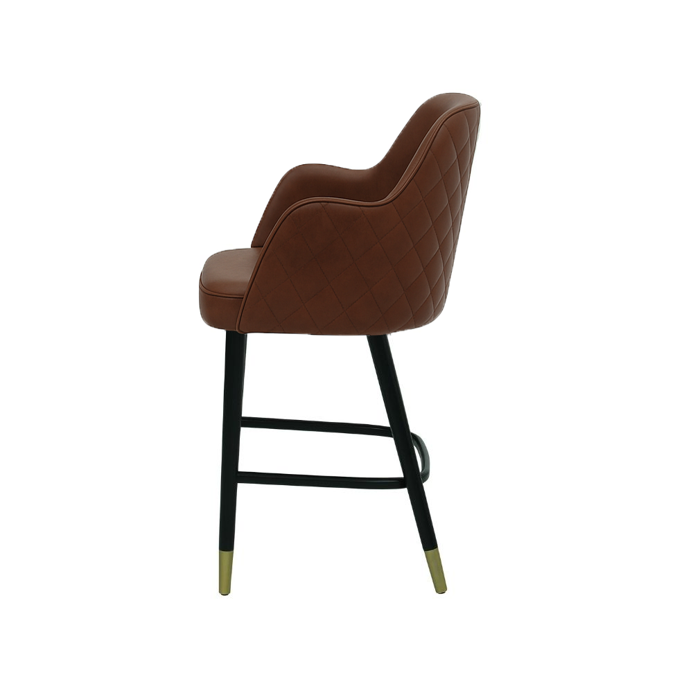 Scaun bar piele BEJ | model PINO X