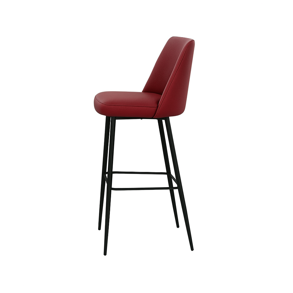 Scaun bar piele BEJ | model SOLO