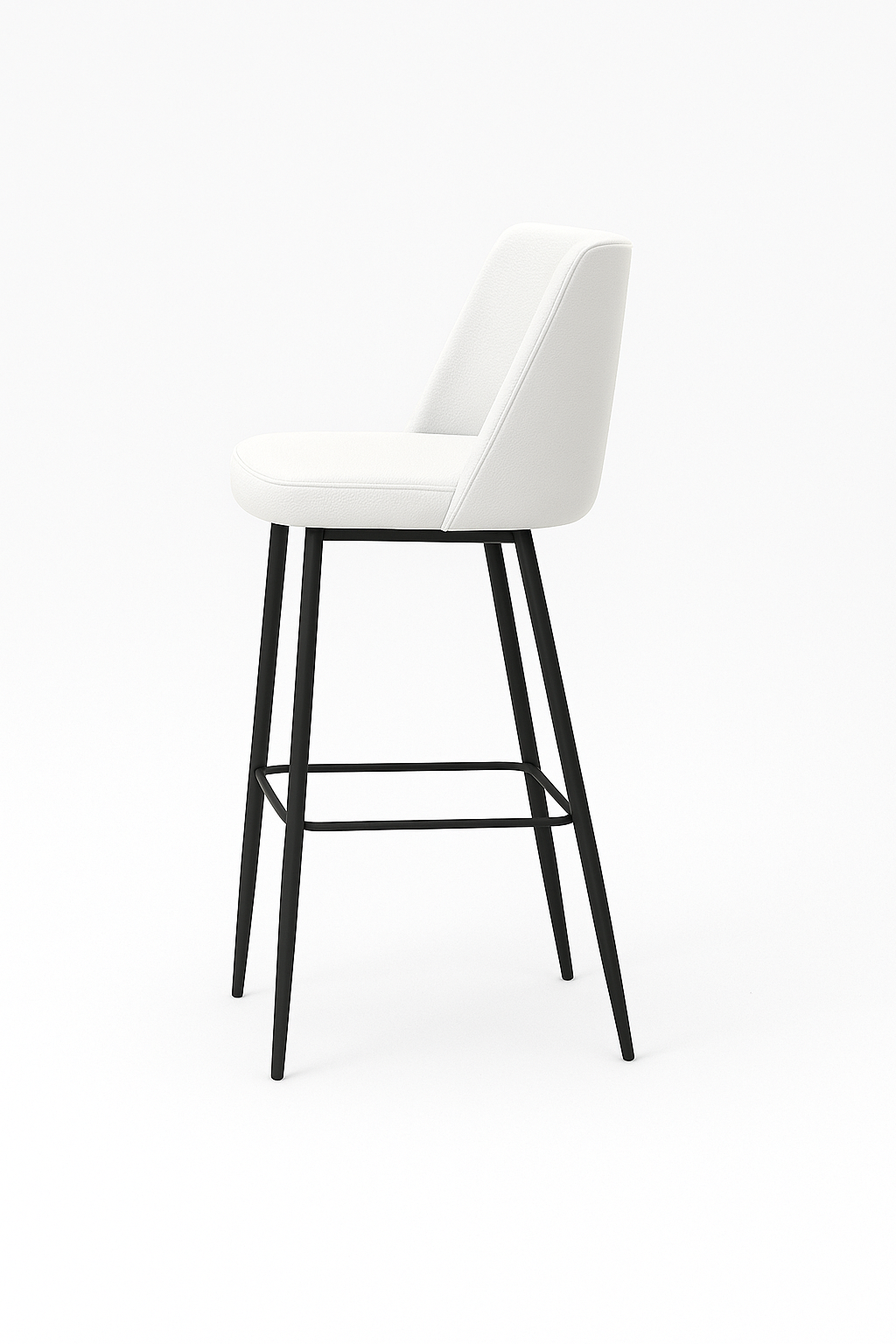 Scaun bar piele BEJ | model SOLO