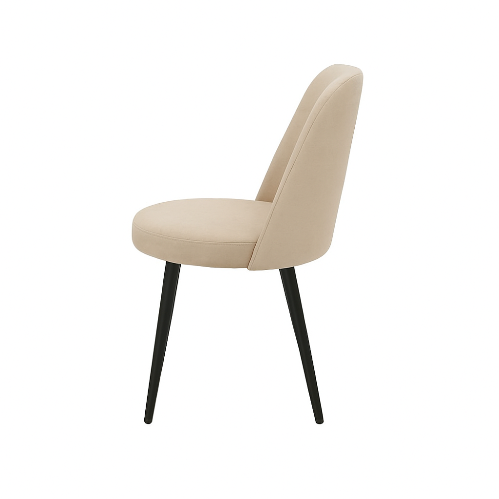 Scaun catifea ROZ | model ELA