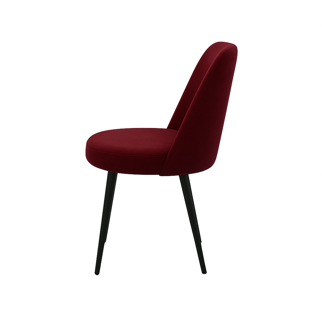 Scaun catifea GALBENA | model ELA