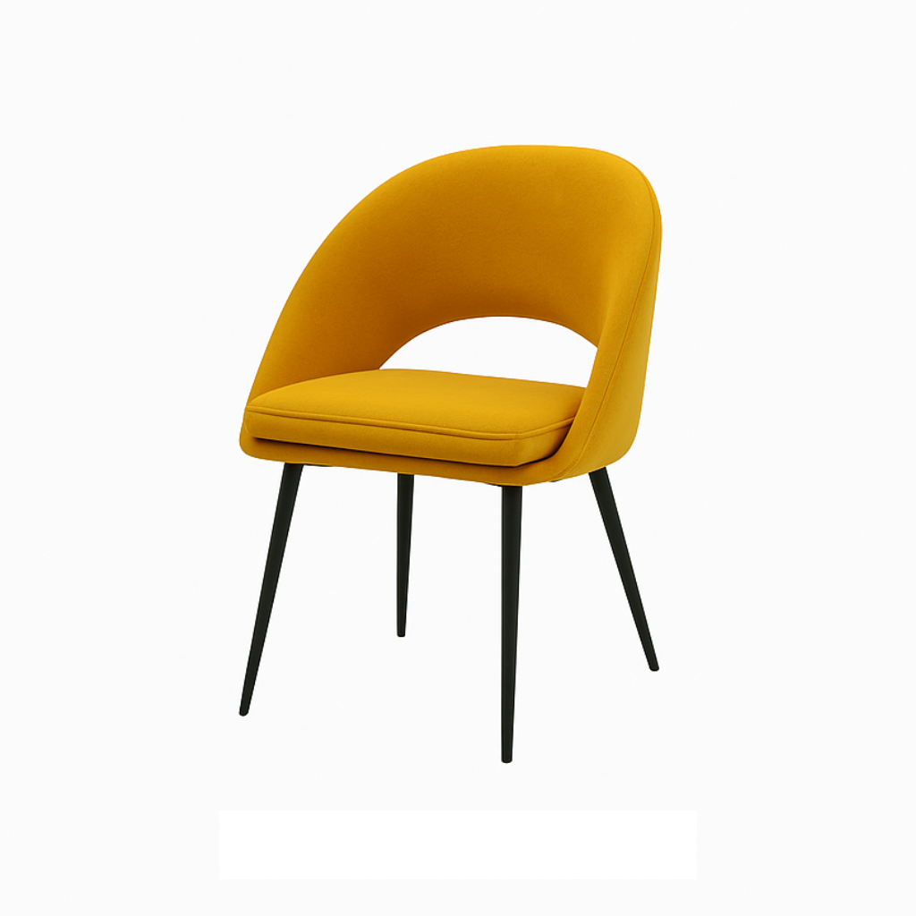 Scaun catifea ALBASTRA | model LAVA