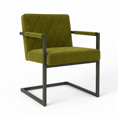 Scaun catifea GRI | model BADSAAL SALINO
