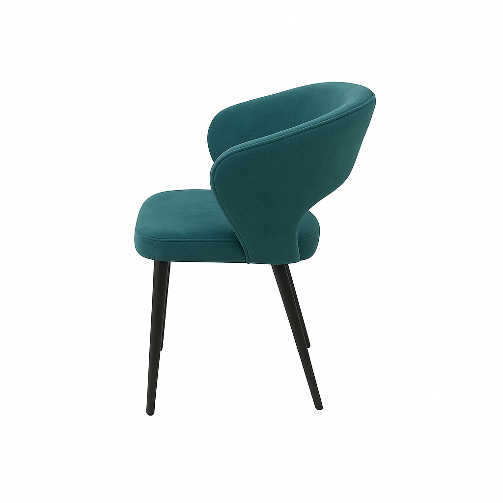 Scaun catifea GALBENA | model CASIUS