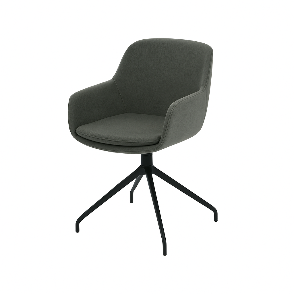 Scaun piele VERDE | model FEBE