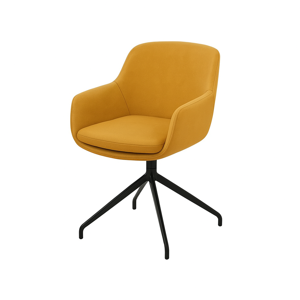 Scaun piele GALBENA | model FEBE