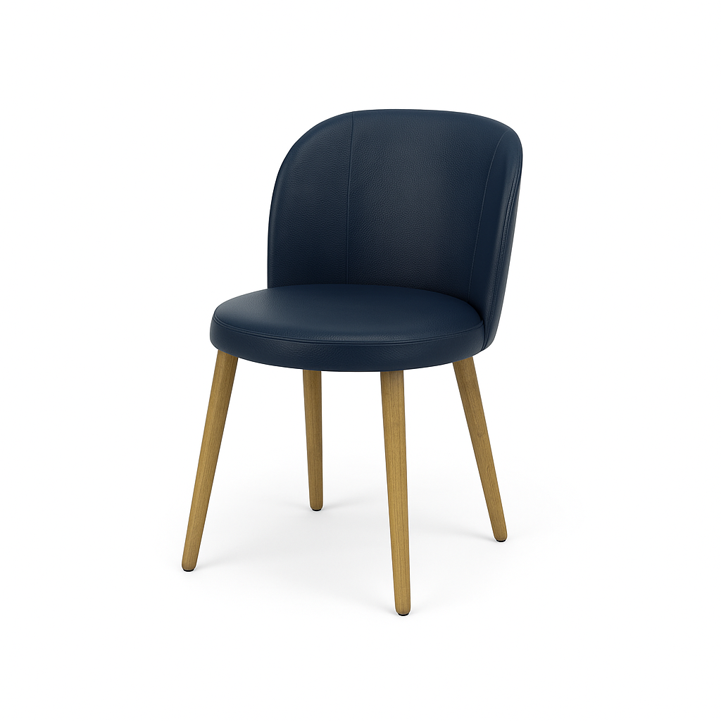 Scaun piele GALBENA | model SAM